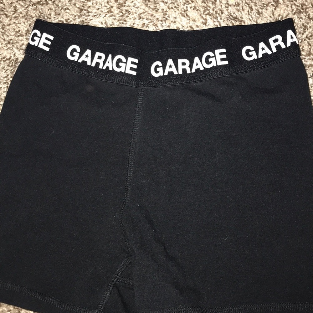 garage black spandex